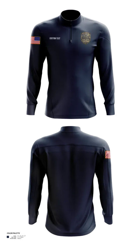 Quarter Zip Jacket, Mid-State Cert Team 20, Police, Teamtime, Team time, sublimation, custom sports apparel, team uniforms, spirit wear, spiritwear, sports uniforms, custom shirts, team store, custom team store, fundraiser sports, apparel fundraiser
