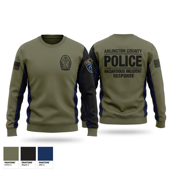 Crew Neck Sweatshirt, ACPD HIRT, Police, Teamtime, Team time, sublimation, custom sports apparel, team uniforms, spirit wear, spiritwear, sports uniforms, custom shirts, team store, custom team store, fundraiser sports, apparel fundraiser