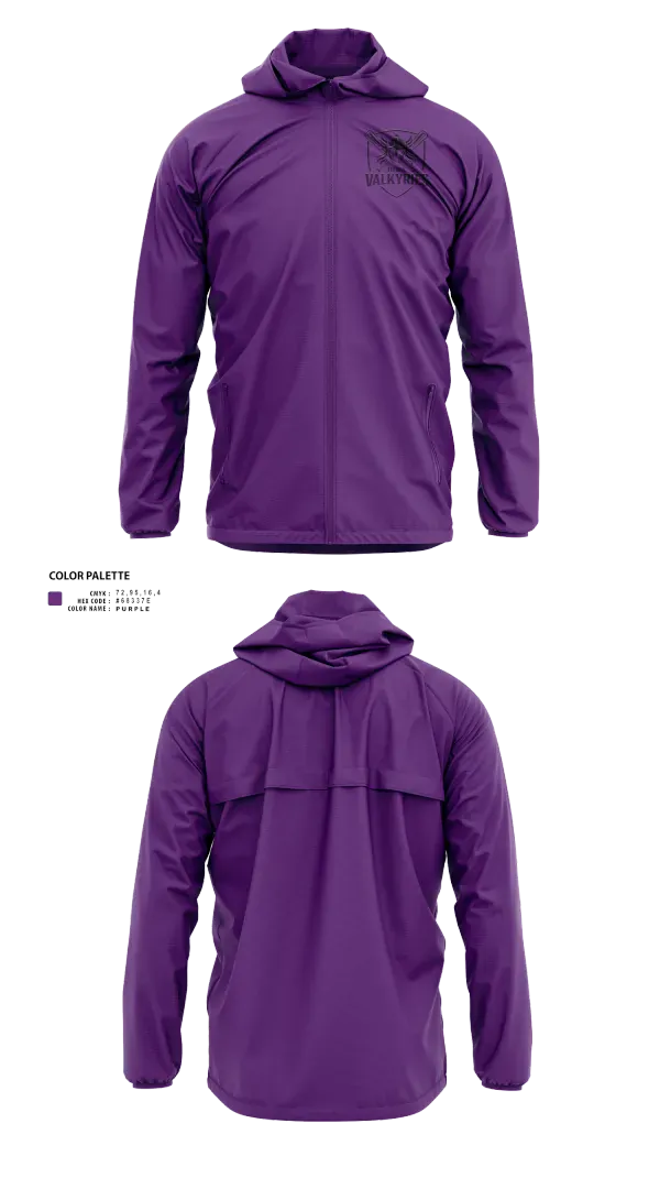 Windbreaker, Eastern Iowa Valkyries, Softball, Teamtime, Team time, sublimation, custom sports apparel, team uniforms, spirit wear, spiritwear, sports uniforms, custom shirts, team store, custom team store, fundraiser sports, apparel fundraiser