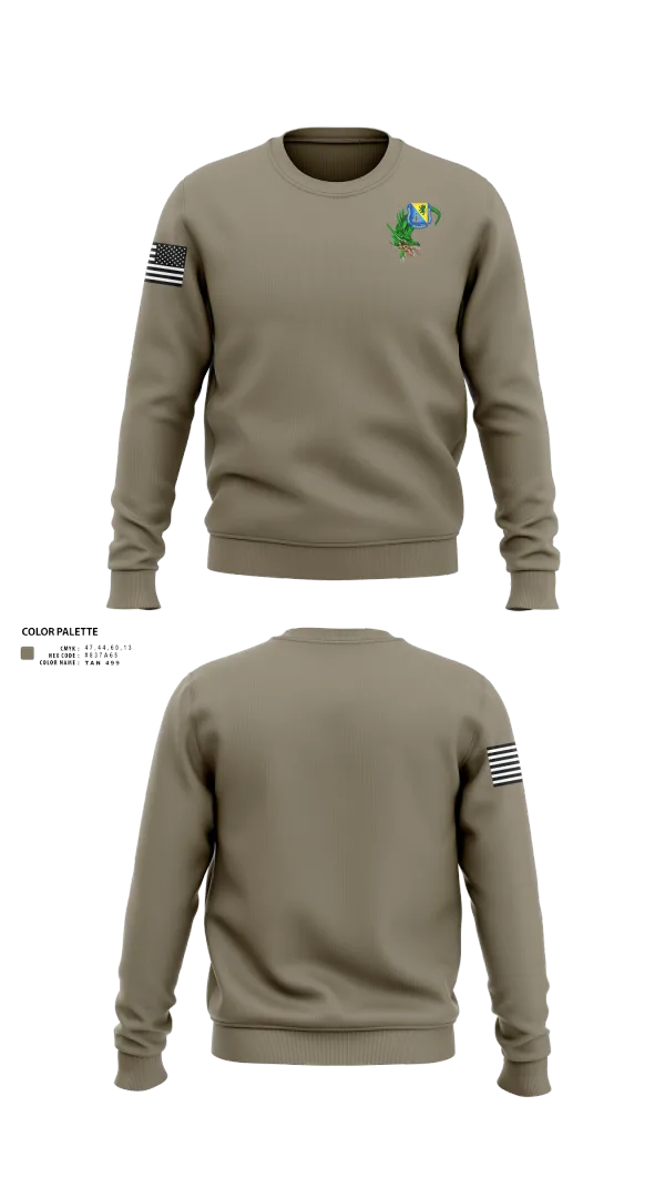 Crew Neck Sweatshirt, 490th CBRN BN, , Teamtime, Team time, sublimation, custom sports apparel, team uniforms, spirit wear, spiritwear, sports uniforms, custom shirts, team store, custom team store, fundraiser sports, apparel fundraiser