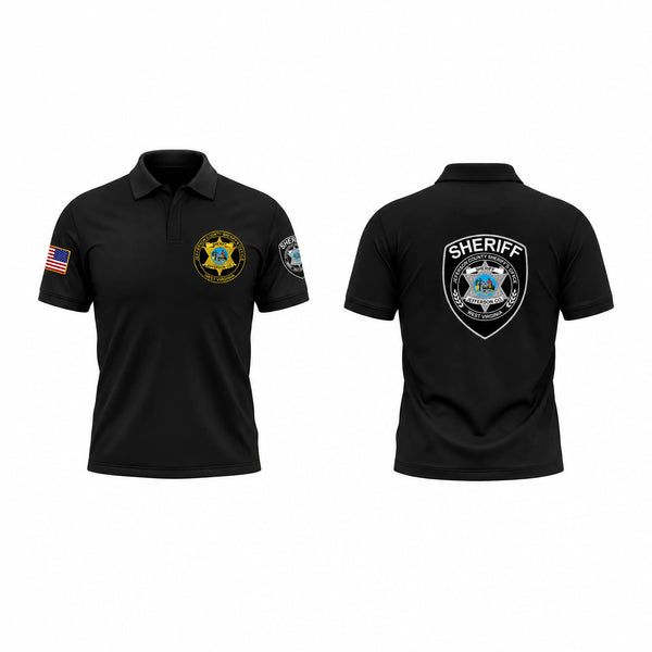 Short Sleeve Performance Polo, Jefferson County Sheriff's Office, Police, Teamtime, Team time, sublimation, custom sports apparel, team uniforms, spirit wear, spiritwear, sports uniforms, custom shirts, team store, custom team store, fundraiser sports, apparel fundraiser