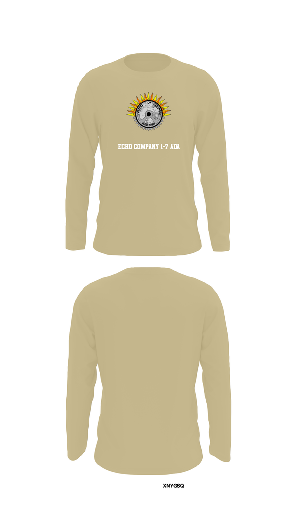 Long Sleeve Performance Shirt, Echo company 1-7 ADA, , Teamtime, Team time, sublimation, custom sports apparel, team uniforms, spirit wear, spiritwear, sports uniforms, custom shirts, team store, custom team store, fundraiser sports, apparel fundraiser