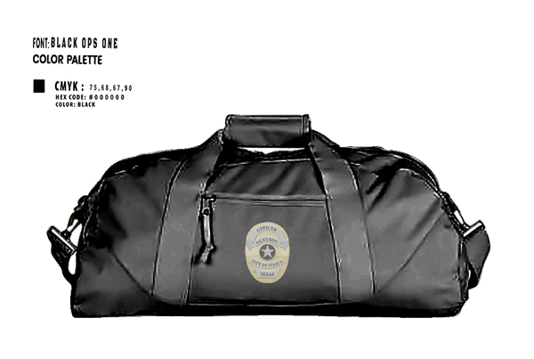 Duffle Bag, Police, Police, Teamtime, Team time, sublimation, custom sports apparel, team uniforms, spirit wear, spiritwear, sports uniforms, custom shirts, team store, custom team store, fundraiser sports, apparel fundraiser