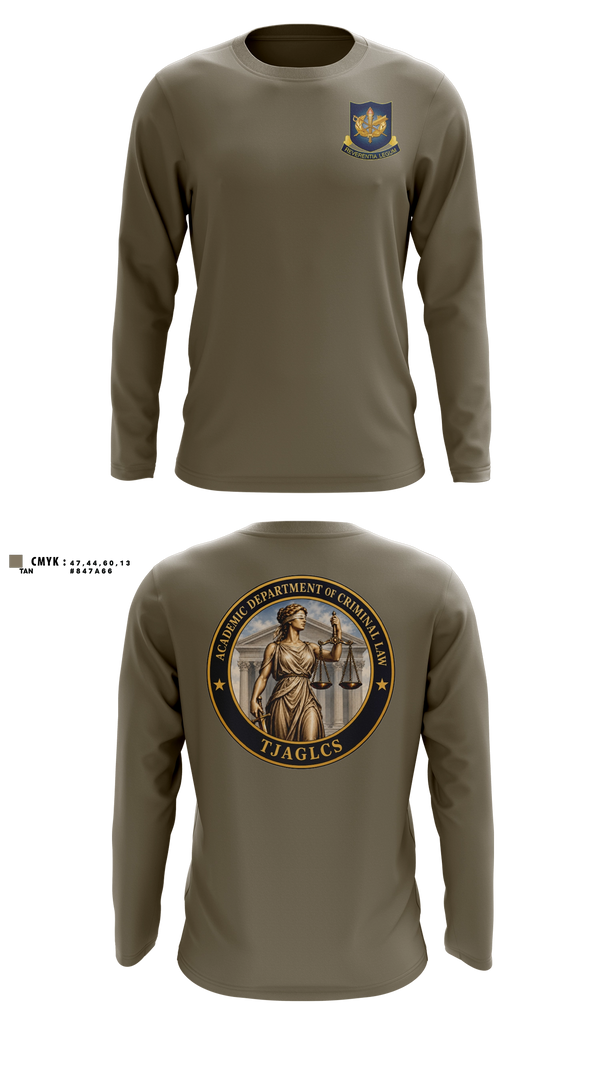 Long Sleeve Performance Shirt, ADC, TJAGLCS, Army, Teamtime, Team time, sublimation, custom sports apparel, team uniforms, spirit wear, spiritwear, sports uniforms, custom shirts, team store, custom team store, fundraiser sports, apparel fundraiser