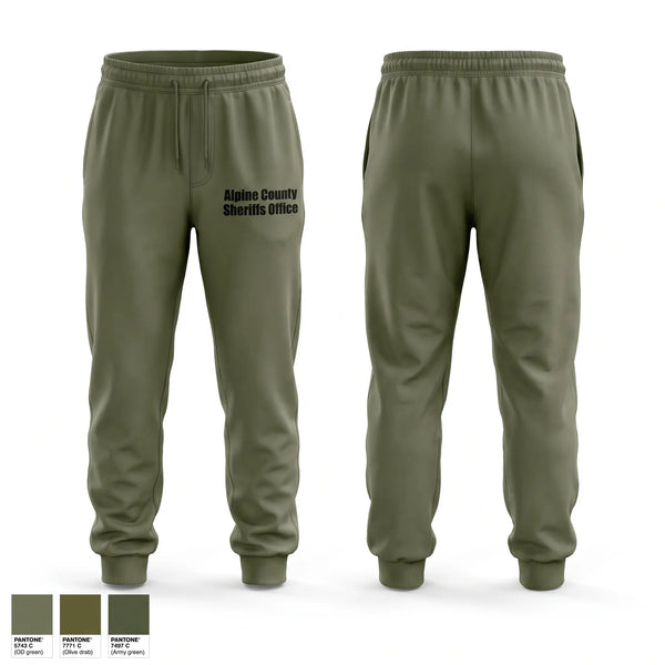 Sweatpants, Alpine County Sheriff’s Office, Police, Teamtime, Team time, sublimation, custom sports apparel, team uniforms, spirit wear, spiritwear, sports uniforms, custom shirts, team store, custom team store, fundraiser sports, apparel fundraiser