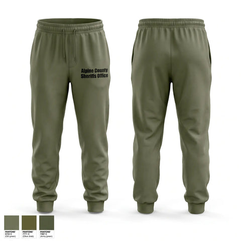 Sweatpants, Alpine County Sheriff’s Office, Police, Teamtime, Team time, sublimation, custom sports apparel, team uniforms, spirit wear, spiritwear, sports uniforms, custom shirts, team store, custom team store, fundraiser sports, apparel fundraiser
