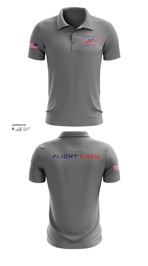 Short Sleeve Performance Polo, Air Evac Lifeteam, EMS/EMT, Teamtime, Team time, sublimation, custom sports apparel, team uniforms, spirit wear, spiritwear, sports uniforms, custom shirts, team store, custom team store, fundraiser sports, apparel fundraiser