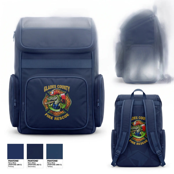 Gear Bag, Glades County Fire Rescue, Fire Department, Teamtime, Team time, sublimation, custom sports apparel, team uniforms, spirit wear, spiritwear, sports uniforms, custom shirts, team store, custom team store, fundraiser sports, apparel fundraiser
