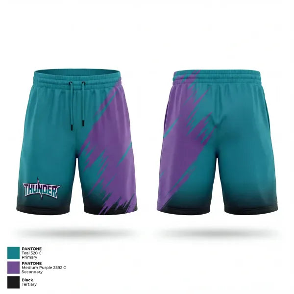 Athletic Shorts With Pockets, Hocking Valley Thunder, Softball, Teamtime, Team time, sublimation, custom sports apparel, team uniforms, spirit wear, spiritwear, sports uniforms, custom shirts, team store, custom team store, fundraiser sports, apparel fundraiser