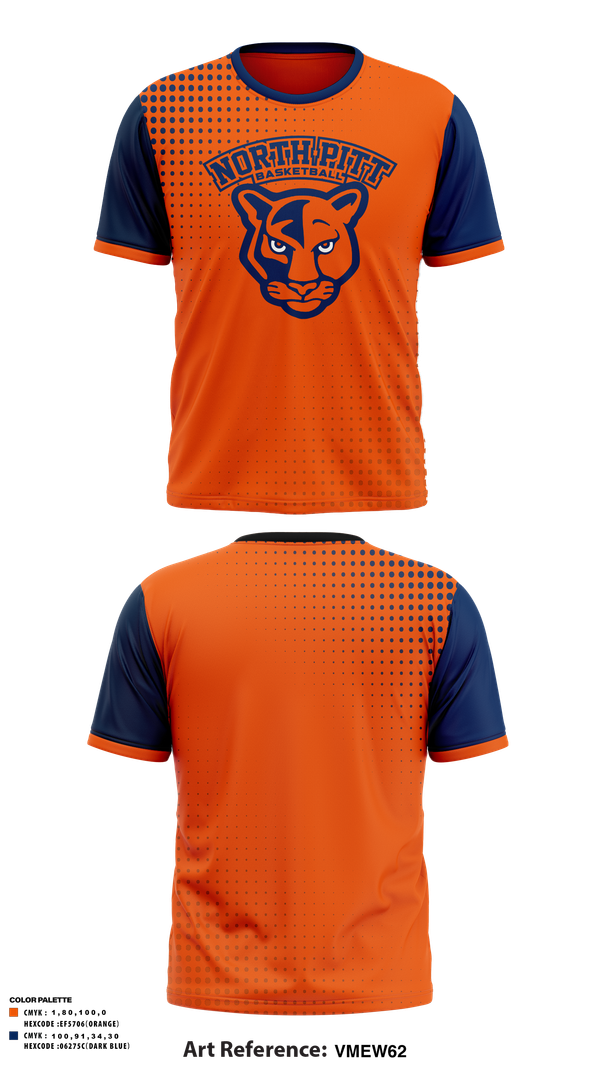 Old School Cotton Feel Shirt, North Pitt High School Basketball, Men's Basketball, Teamtime, Team time, sublimation, custom sports apparel, team uniforms, spirit wear, spiritwear, sports uniforms, custom shirts, team store, custom team store, fundraiser sports, apparel fundraiser