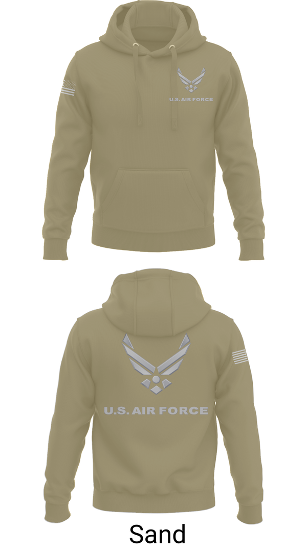 Hoodie, USAF Volunteer, Air Force, Teamtime, Team time, sublimation, custom sports apparel, team uniforms, spirit wear, spiritwear, sports uniforms, custom shirts, team store, custom team store, fundraiser sports, apparel fundraiser