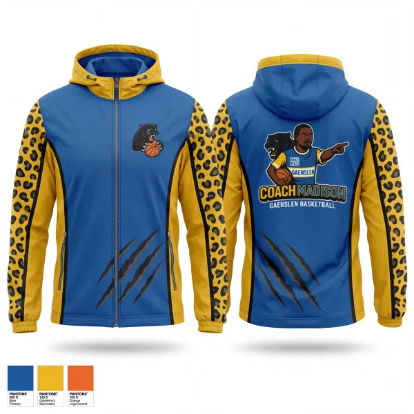 Windbreaker, Panthers, Men's Basketball, Teamtime, Team time, sublimation, custom sports apparel, team uniforms, spirit wear, spiritwear, sports uniforms, custom shirts, team store, custom team store, fundraiser sports, apparel fundraiser