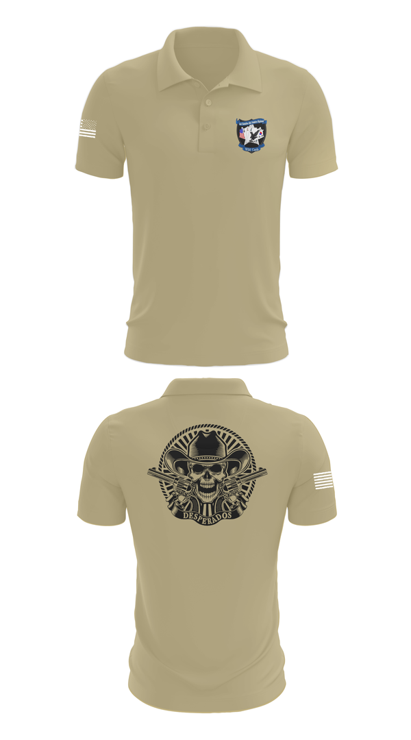 Short Sleeve Performance Polo, Desperados, , Teamtime, Team time, sublimation, custom sports apparel, team uniforms, spirit wear, spiritwear, sports uniforms, custom shirts, team store, custom team store, fundraiser sports, apparel fundraiser