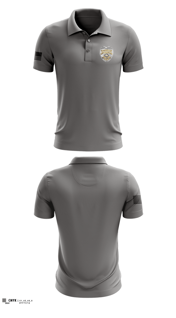 Short Sleeve Performance Polo, Wakarusa, Police, Teamtime, Team time, sublimation, custom sports apparel, team uniforms, spirit wear, spiritwear, sports uniforms, custom shirts, team store, custom team store, fundraiser sports, apparel fundraiser