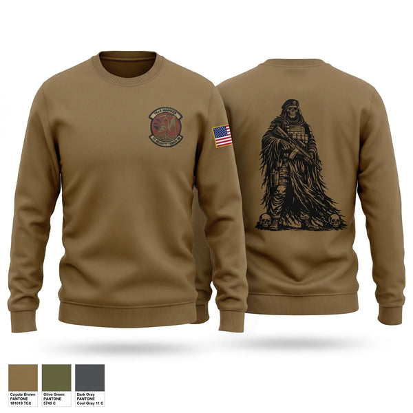 Crew Neck Sweatshirt, 7th Security Forces Squadron, Air Force, Teamtime, Team time, sublimation, custom sports apparel, team uniforms, spirit wear, spiritwear, sports uniforms, custom shirts, team store, custom team store, fundraiser sports, apparel fundraiser