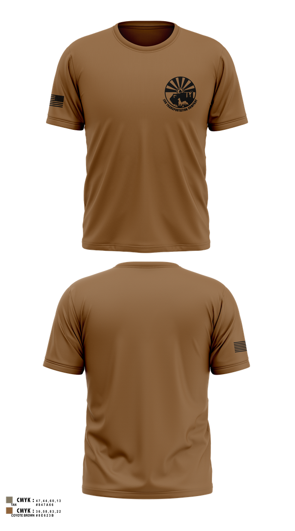 Old School Cotton Feel Shirt, 208 Transportation Company, , Teamtime, Team time, sublimation, custom sports apparel, team uniforms, spirit wear, spiritwear, sports uniforms, custom shirts, team store, custom team store, fundraiser sports, apparel fundraiser