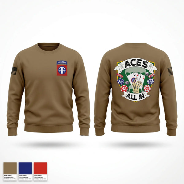 Crew Neck Sweatshirt, 82ND DSTB, Army, Teamtime, Team time, sublimation, custom sports apparel, team uniforms, spirit wear, spiritwear, sports uniforms, custom shirts, team store, custom team store, fundraiser sports, apparel fundraiser
