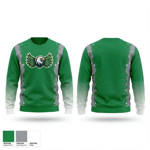 Crew Neck Sweatshirt, RVa eagles, , Teamtime, Team time, sublimation, custom sports apparel, team uniforms, spirit wear, spiritwear, sports uniforms, custom shirts, team store, custom team store, fundraiser sports, apparel fundraiser