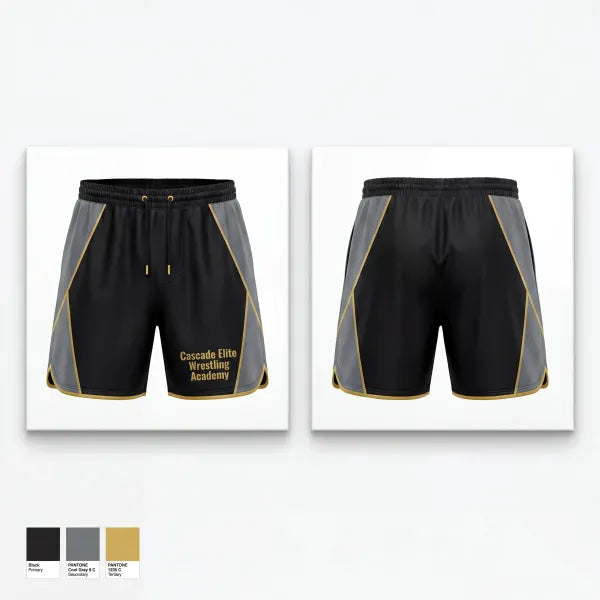 Athletic Shorts With Pockets, Cascade Elite Wrestling Acadamy, Wrestling, Teamtime, Team time, sublimation, custom sports apparel, team uniforms, spirit wear, spiritwear, sports uniforms, custom shirts, team store, custom team store, fundraiser sports, apparel fundraiser