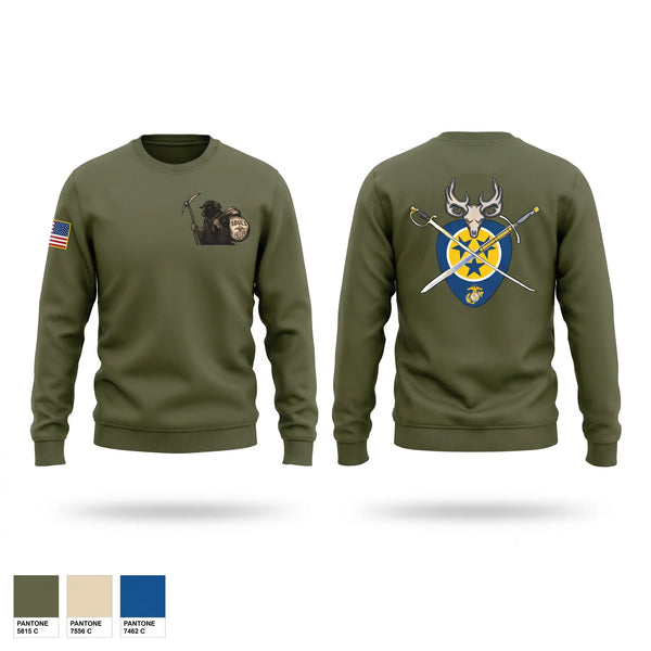 Crew Neck Sweatshirt, RSS CLARKSVILLE/PCS DICKSON, Marines, Teamtime, Team time, sublimation, custom sports apparel, team uniforms, spirit wear, spiritwear, sports uniforms, custom shirts, team store, custom team store, fundraiser sports, apparel fundraiser