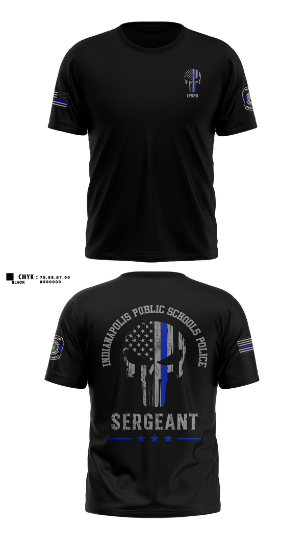 Short Sleeve Performance Shirt, IPSPD, Police, Teamtime, Team time, sublimation, custom sports apparel, team uniforms, spirit wear, spiritwear, sports uniforms, custom shirts, team store, custom team store, fundraiser sports, apparel fundraiser