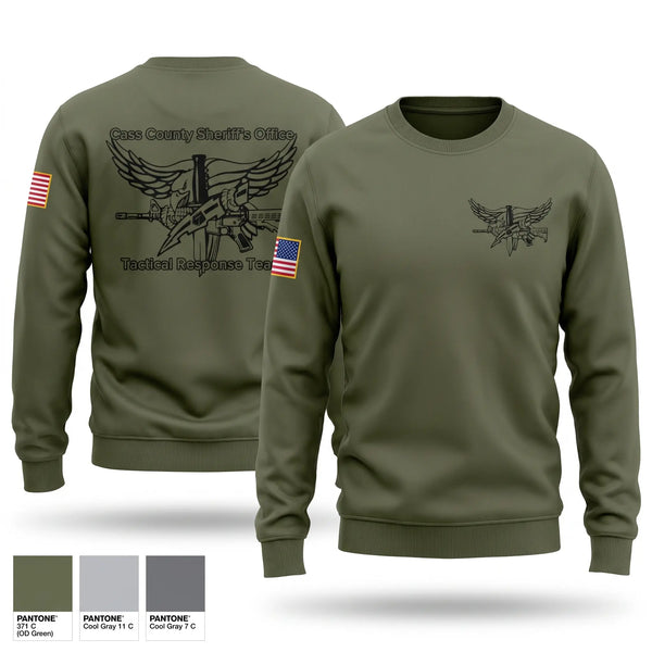 Crew Neck Sweatshirt, Tactical Response Team, Police, Teamtime, Team time, sublimation, custom sports apparel, team uniforms, spirit wear, spiritwear, sports uniforms, custom shirts, team store, custom team store, fundraiser sports, apparel fundraiser