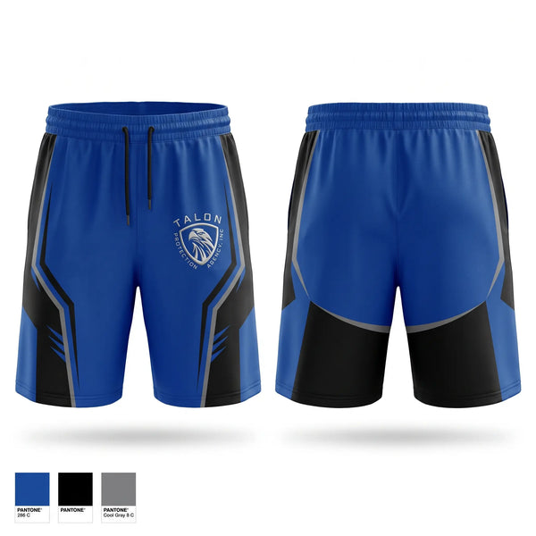 Athletic Shorts With Pockets, Talon Protection Agency, , Teamtime, Team time, sublimation, custom sports apparel, team uniforms, spirit wear, spiritwear, sports uniforms, custom shirts, team store, custom team store, fundraiser sports, apparel fundraiser