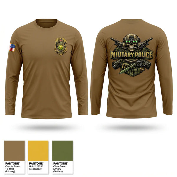 Long Sleeve Performance Shirt, Military Police Investigations, Army, Teamtime, Team time, sublimation, custom sports apparel, team uniforms, spirit wear, spiritwear, sports uniforms, custom shirts, team store, custom team store, fundraiser sports, apparel fundraiser