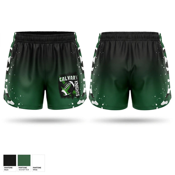 Womens Shorts, Calvary Knights, , Teamtime, Team time, sublimation, custom sports apparel, team uniforms, spirit wear, spiritwear, sports uniforms, custom shirts, team store, custom team store, fundraiser sports, apparel fundraiser