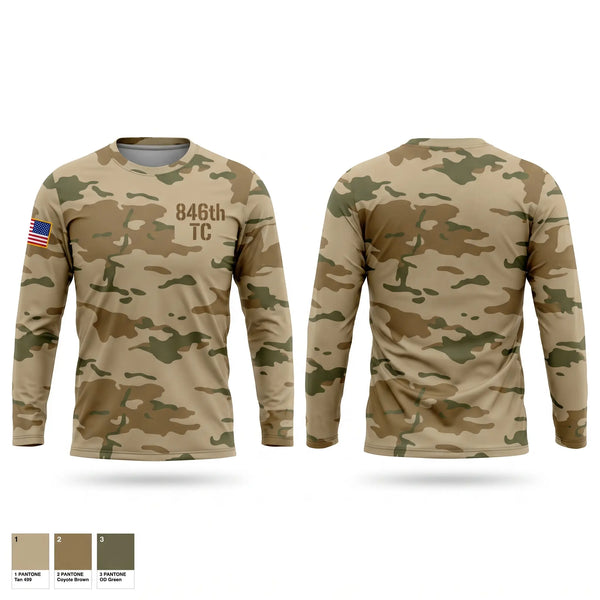 Long Sleeve Performance Shirt, 846th TC, Army, Teamtime, Team time, sublimation, custom sports apparel, team uniforms, spirit wear, spiritwear, sports uniforms, custom shirts, team store, custom team store, fundraiser sports, apparel fundraiser