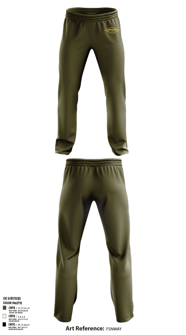Sweatpants, 2-16 rangers, Army, Teamtime, Team time, sublimation, custom sports apparel, team uniforms, spirit wear, spiritwear, sports uniforms, custom shirts, team store, custom team store, fundraiser sports, apparel fundraiser