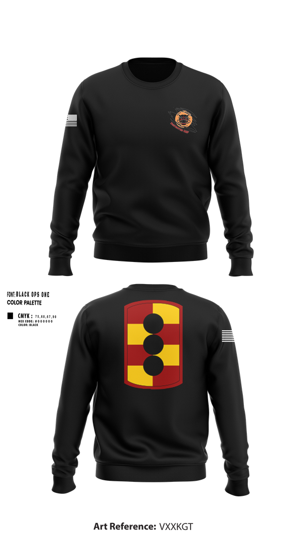 Crew Neck Sweatshirt, 434th FA BDE H2F, Army, Teamtime, Team time, sublimation, custom sports apparel, team uniforms, spirit wear, spiritwear, sports uniforms, custom shirts, team store, custom team store, fundraiser sports, apparel fundraiser