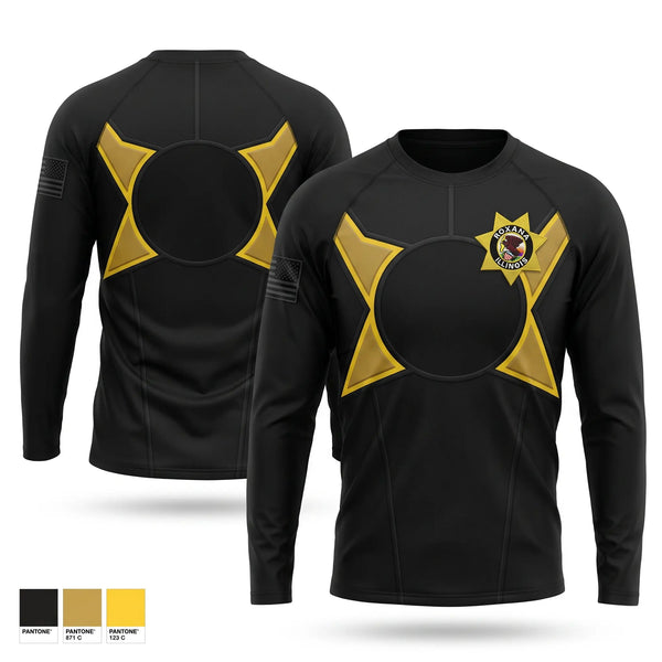Long Sleeve Performance Shirt, Roxana PD, Police, Teamtime, Team time, sublimation, custom sports apparel, team uniforms, spirit wear, spiritwear, sports uniforms, custom shirts, team store, custom team store, fundraiser sports, apparel fundraiser