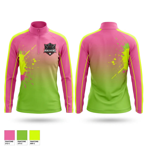 Quarter Zip Jacket, Hackers Baseball Club, Baseball, Teamtime, Team time, sublimation, custom sports apparel, team uniforms, spirit wear, spiritwear, sports uniforms, custom shirts, team store, custom team store, fundraiser sports, apparel fundraiser