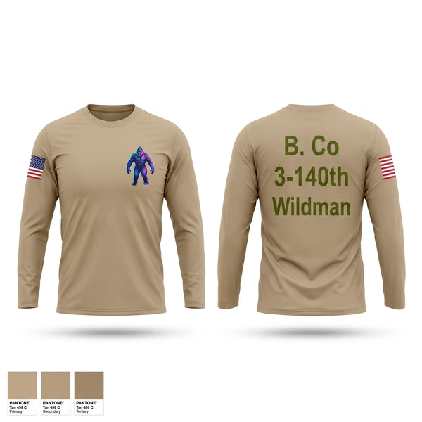 Long Sleeve Performance Shirt, 3-140th, National Guard, Teamtime, Team time, sublimation, custom sports apparel, team uniforms, spirit wear, spiritwear, sports uniforms, custom shirts, team store, custom team store, fundraiser sports, apparel fundraiser