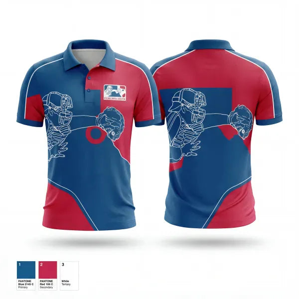 Short Sleeve Performance Polo, DFW Adult Baseball Association, Baseball, Teamtime, Team time, sublimation, custom sports apparel, team uniforms, spirit wear, spiritwear, sports uniforms, custom shirts, team store, custom team store, fundraiser sports, apparel fundraiser
