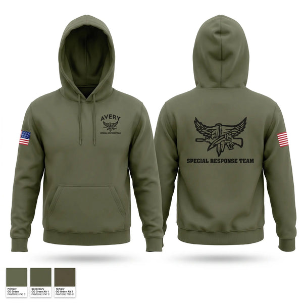 Hoodie, Avery SRT, Police, Teamtime, Team time, sublimation, custom sports apparel, team uniforms, spirit wear, spiritwear, sports uniforms, custom shirts, team store, custom team store, fundraiser sports, apparel fundraiser