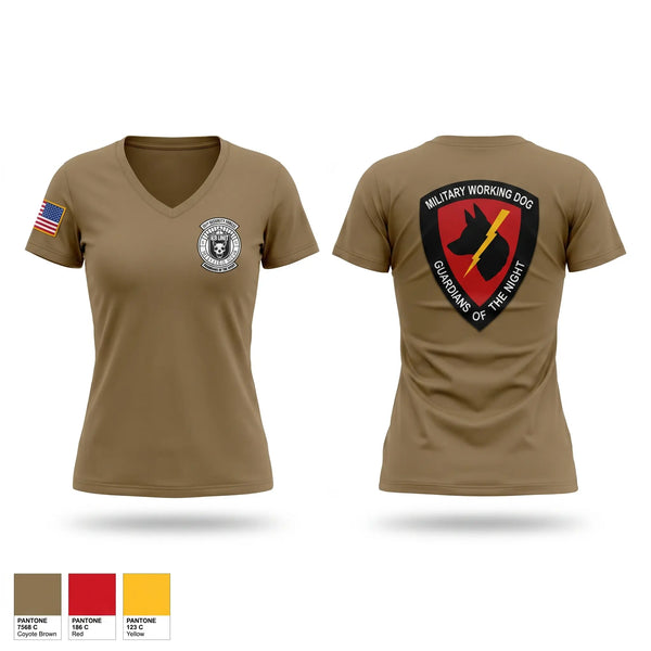 Womens Short Sleeve Vneck Shirt, 75 SFS MWD Section, Air Force, Teamtime, Team time, sublimation, custom sports apparel, team uniforms, spirit wear, spiritwear, sports uniforms, custom shirts, team store, custom team store, fundraiser sports, apparel fundraiser
