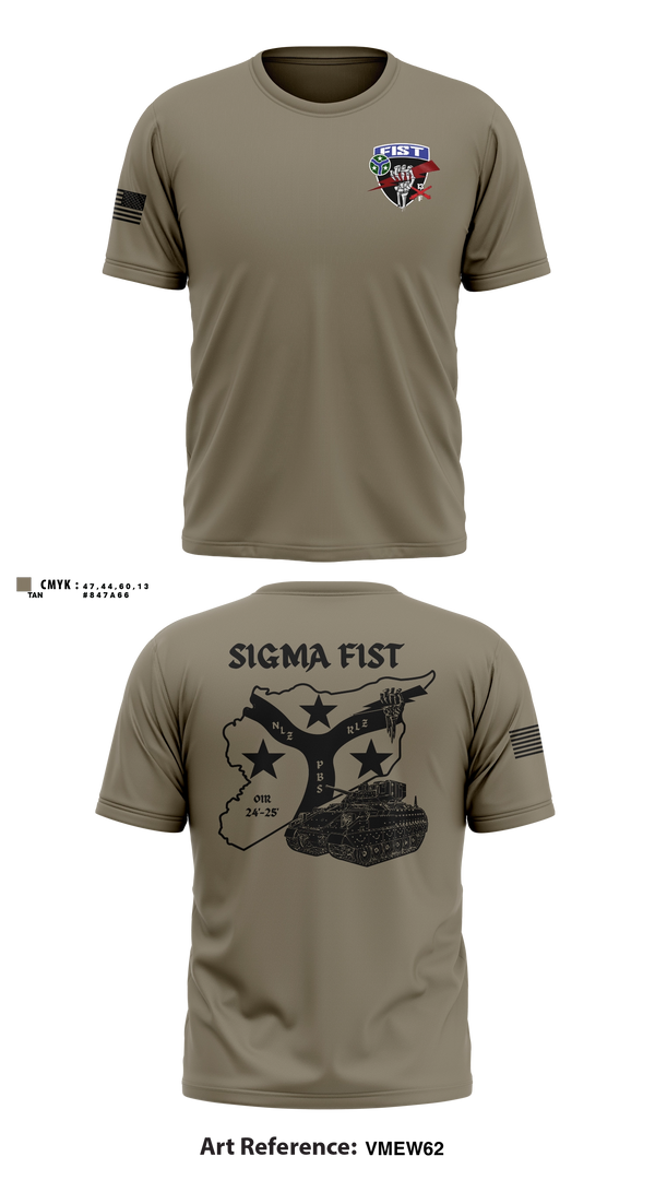 Short Sleeve Performance Shirt, 1/115th FA HHB DET 1, Army, Teamtime, Team time, sublimation, custom sports apparel, team uniforms, spirit wear, spiritwear, sports uniforms, custom shirts, team store, custom team store, fundraiser sports, apparel fundraiser