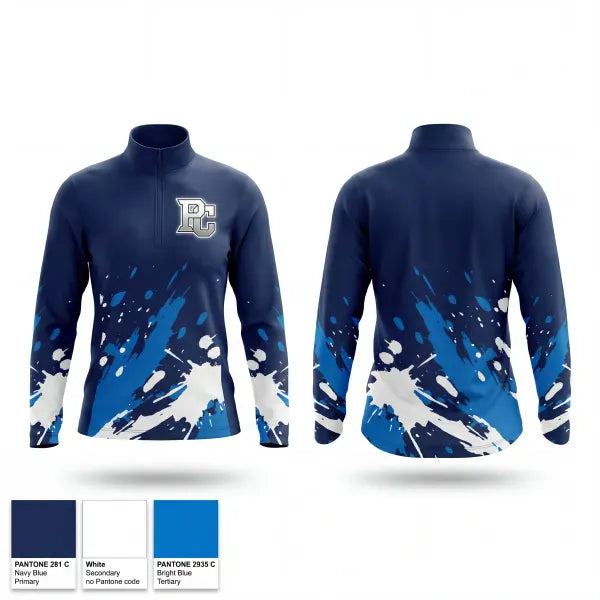 Quarter Zip Jacket, Powercross, Baseball, Teamtime, Team time, sublimation, custom sports apparel, team uniforms, spirit wear, spiritwear, sports uniforms, custom shirts, team store, custom team store, fundraiser sports, apparel fundraiser