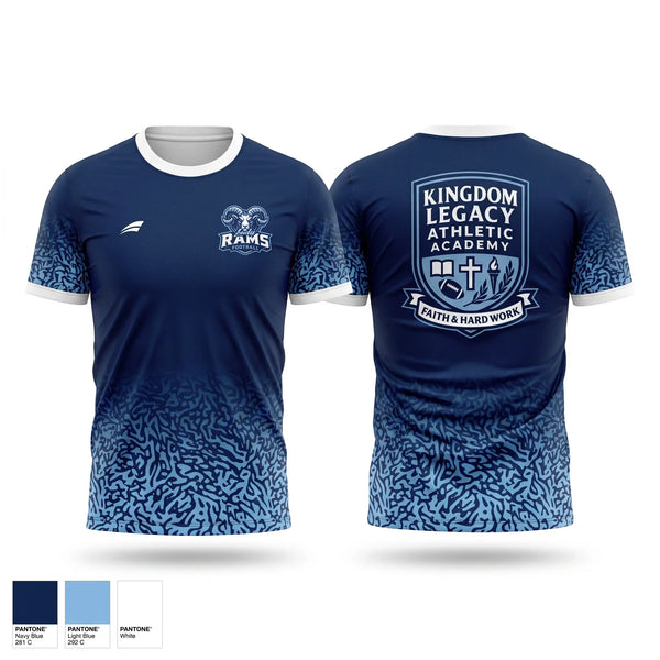 Soft Poly Tee Cotton Like Feel, Kingdom Legacy Athletics Academy, , Teamtime, Team time, sublimation, custom sports apparel, team uniforms, spirit wear, spiritwear, sports uniforms, custom shirts, team store, custom team store, fundraiser sports, apparel fundraiser
