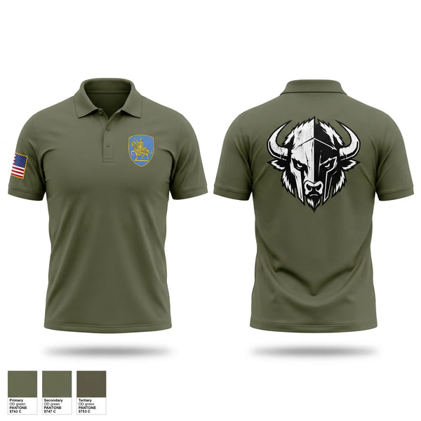 Short Sleeve Performance Polo, B Co 1-138th IN, National Guard, Teamtime, Team time, sublimation, custom sports apparel, team uniforms, spirit wear, spiritwear, sports uniforms, custom shirts, team store, custom team store, fundraiser sports, apparel fundraiser