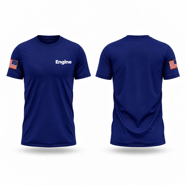 Short Sleeve Performance Shirt, Engine, Fire Department, Teamtime, Team time, sublimation, custom sports apparel, team uniforms, spirit wear, spiritwear, sports uniforms, custom shirts, team store, custom team store, fundraiser sports, apparel fundraiser