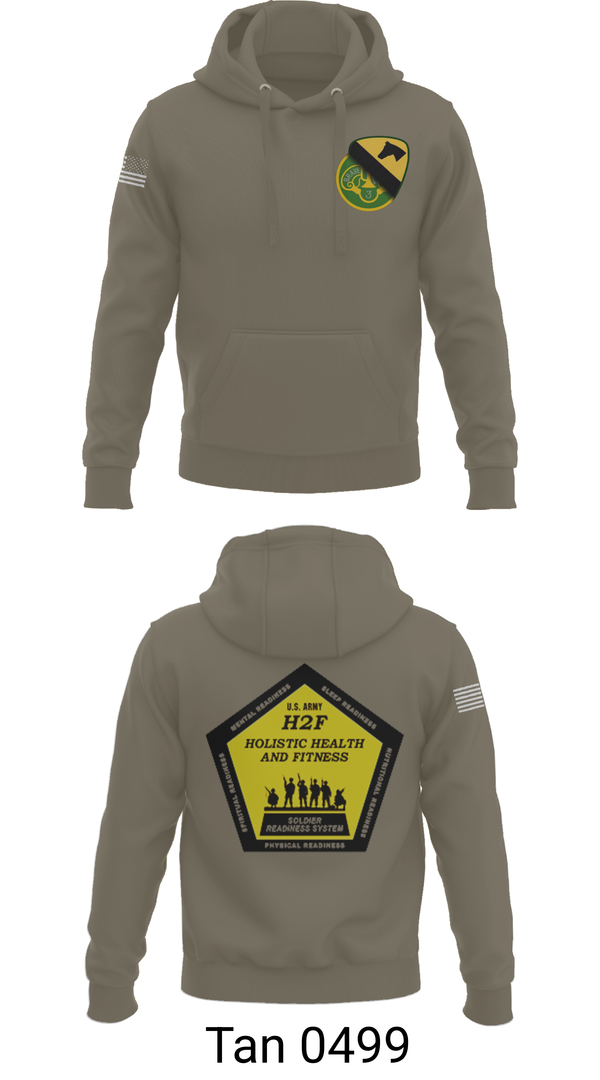 Hoodie, 1st Cav 3CR, , Teamtime, Team time, sublimation, custom sports apparel, team uniforms, spirit wear, spiritwear, sports uniforms, custom shirts, team store, custom team store, fundraiser sports, apparel fundraiser