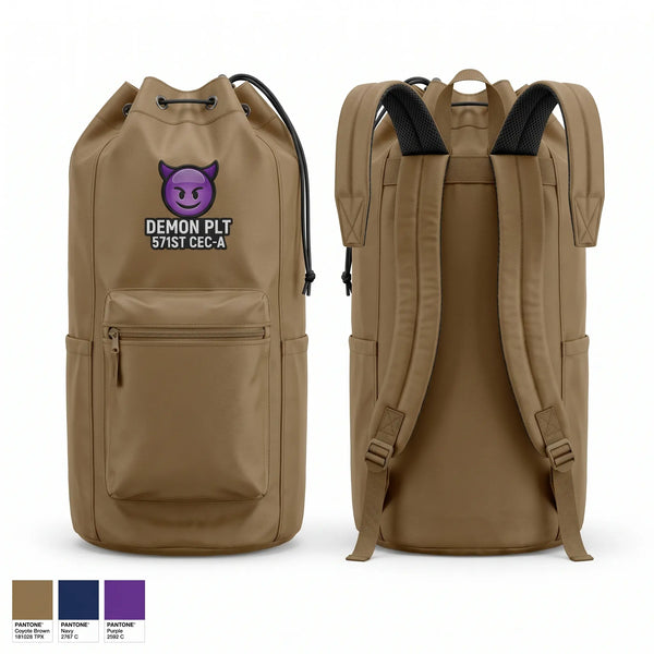 Gear Bag, Demon PLT, Army, Teamtime, Team time, sublimation, custom sports apparel, team uniforms, spirit wear, spiritwear, sports uniforms, custom shirts, team store, custom team store, fundraiser sports, apparel fundraiser