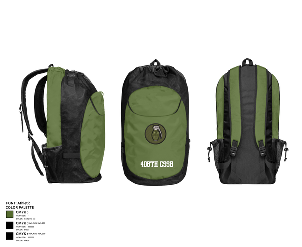 Gear Bag, 406th cssb, , Teamtime, Team time, sublimation, custom sports apparel, team uniforms, spirit wear, spiritwear, sports uniforms, custom shirts, team store, custom team store, fundraiser sports, apparel fundraiser