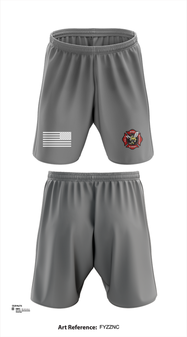 Athletic Shorts With Pockets, B-Shift, Fire Department, Teamtime, Team time, sublimation, custom sports apparel, team uniforms, spirit wear, spiritwear, sports uniforms, custom shirts, team store, custom team store, fundraiser sports, apparel fundraiser