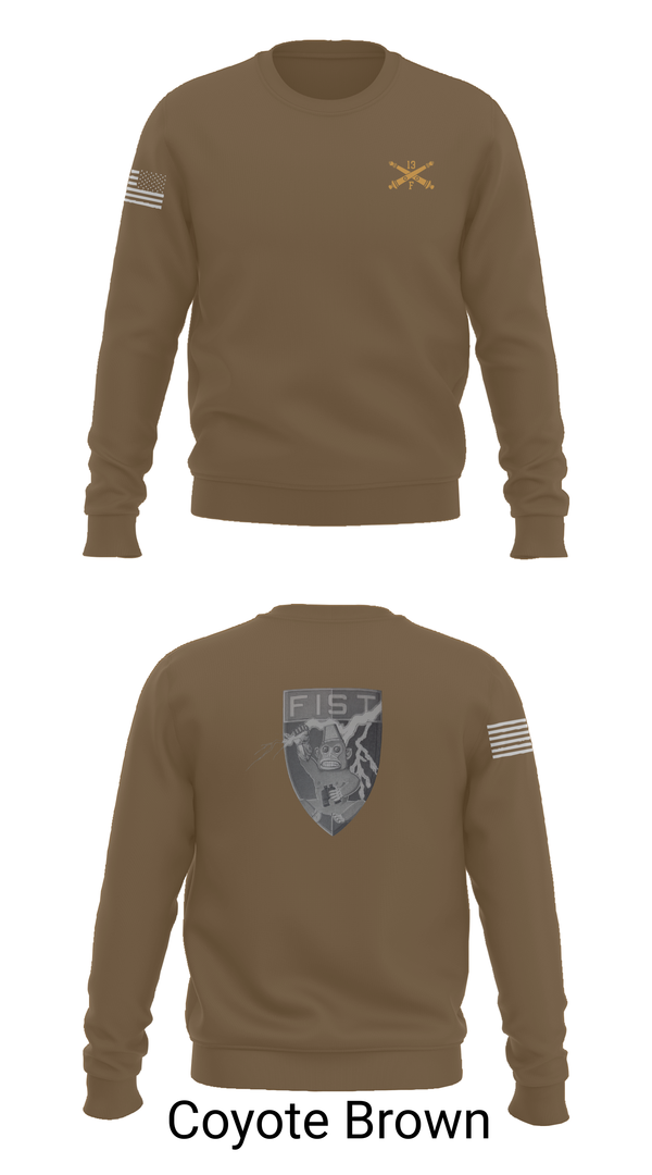 Crew Neck Sweatshirt, HHB 113th FA / FIST, , Teamtime, Team time, sublimation, custom sports apparel, team uniforms, spirit wear, spiritwear, sports uniforms, custom shirts, team store, custom team store, fundraiser sports, apparel fundraiser