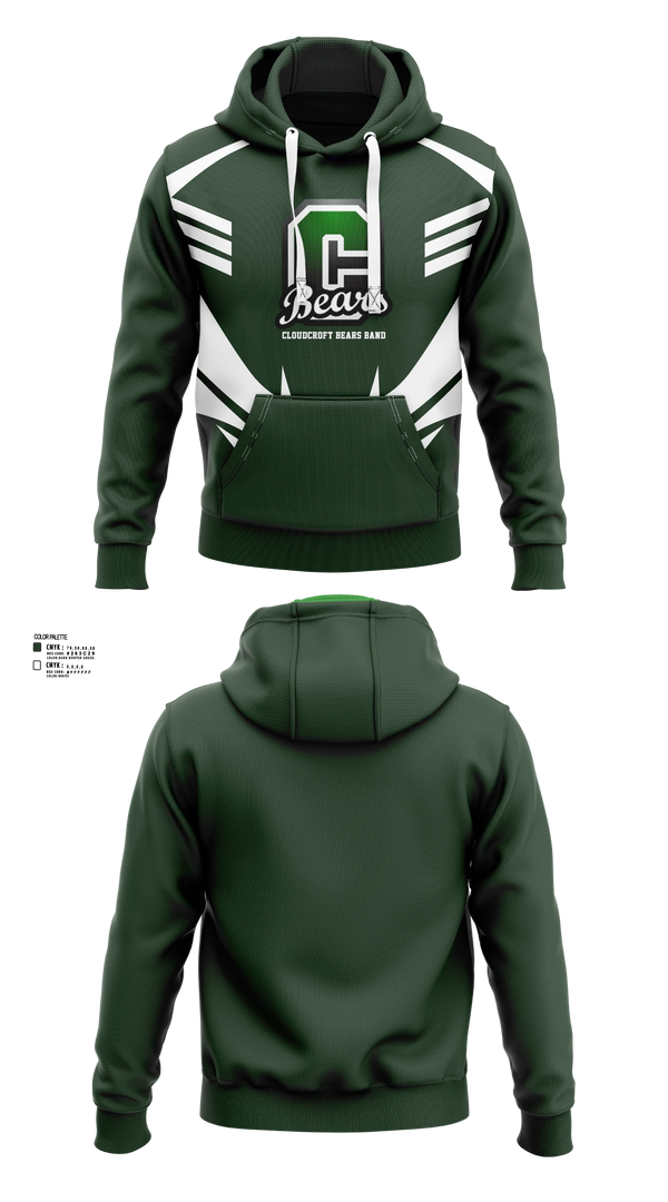Hoodie, Cloudcroft Bears Band, Spirit Store, Teamtime, Team time, sublimation, custom sports apparel, team uniforms, spirit wear, spiritwear, sports uniforms, custom shirts, team store, custom team store, fundraiser sports, apparel fundraiser