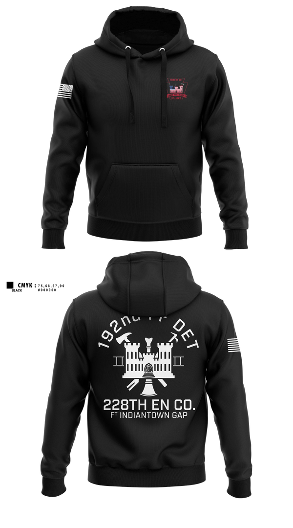 Hoodie, 192nd Firefighter Detachment, National Guard, Teamtime, Team time, sublimation, custom sports apparel, team uniforms, spirit wear, spiritwear, sports uniforms, custom shirts, team store, custom team store, fundraiser sports, apparel fundraiser